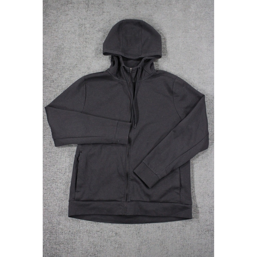 Member's Mark Mens Active Full Zip Hoodie Black C53538 Medium